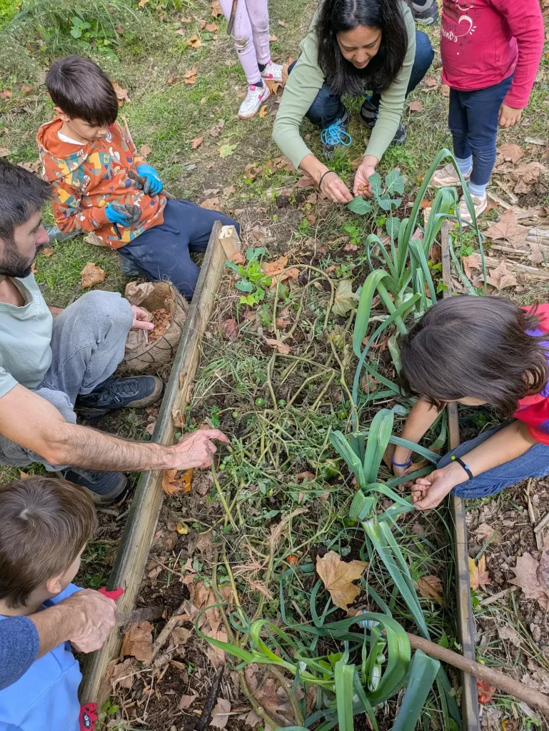 Taller infantil en nuestro huerto